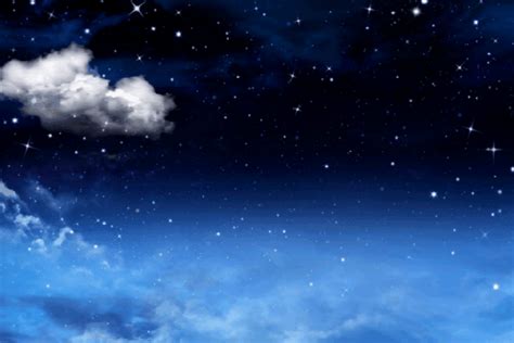 blue sky gif|blue night sky anime gif.